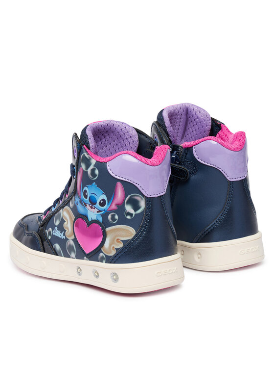 Geox Sneakersy Geox J Skylin Girl J668WE 054AJ C4268 S Granatowy