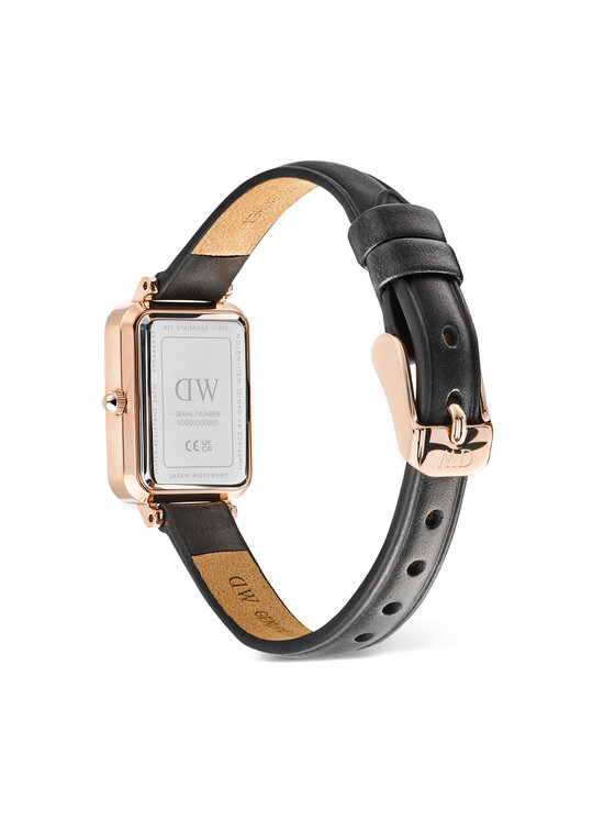 Daniel Wellington Pulkstenis Daniel Wellington Quadro Sterling Roman Numerals DW00100862 Melns
