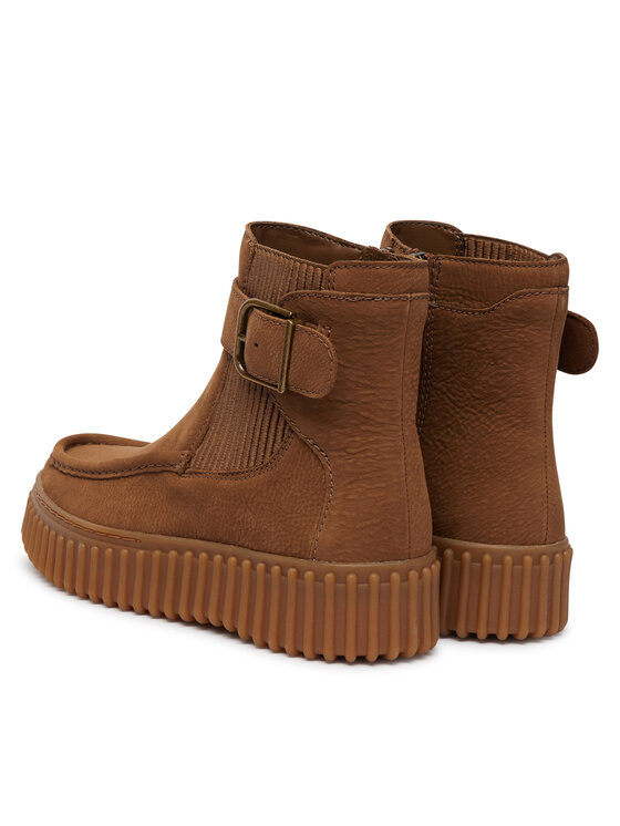Clarks Боти Clarks Torhill Buckle 26327988 Кафяв