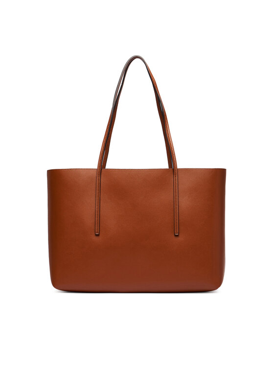 Calvin Klein Torebka Calvin Klein Foil Logo Tote W/Pouch LV04F3274G Brązowy