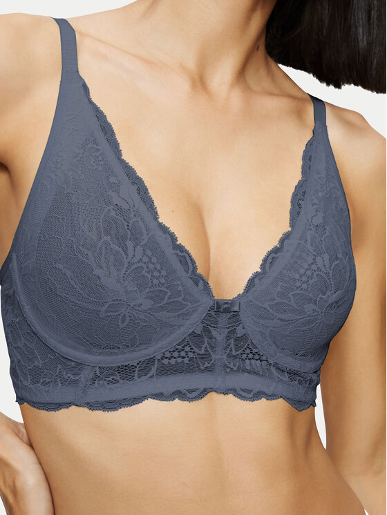 Triumph Triumph Σουτιέν χωρίς μπανέλα Amourette Charm 10214451 Μπλε