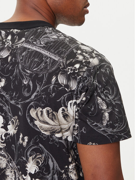 Versace Jeans Couture Versace Jeans Couture Camiseta 79GAH6R0 JS516 Negro Regular Fit