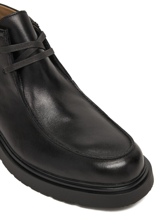 Calvin Klein Зимни обувки Calvin Klein Combat Apron Mid Boot Lth YM0YM01445 Черен