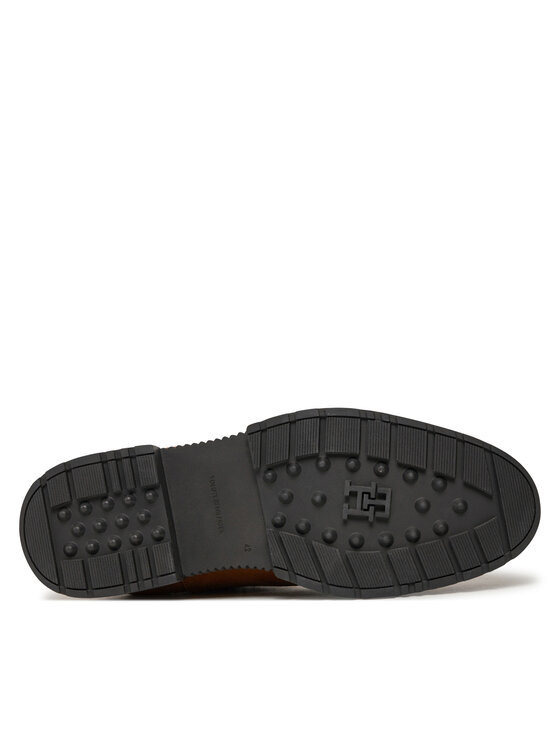 Tommy Hilfiger Ghete Jodhpur Tommy Hilfiger Casual Cleated Suede Chelsea FM0FM05037 Maro
