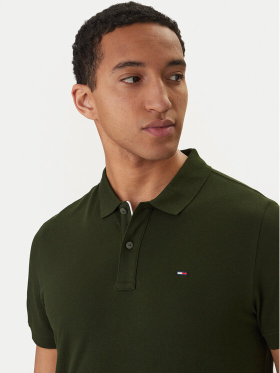 Tommy Jeans Tommy Jeans Polo DM0DM20676 Verde Slim Fit