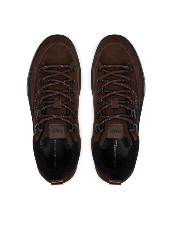KARL LAGERFELD Sneakers KARL LAGERFELD Flint II KL53322L Maro închis