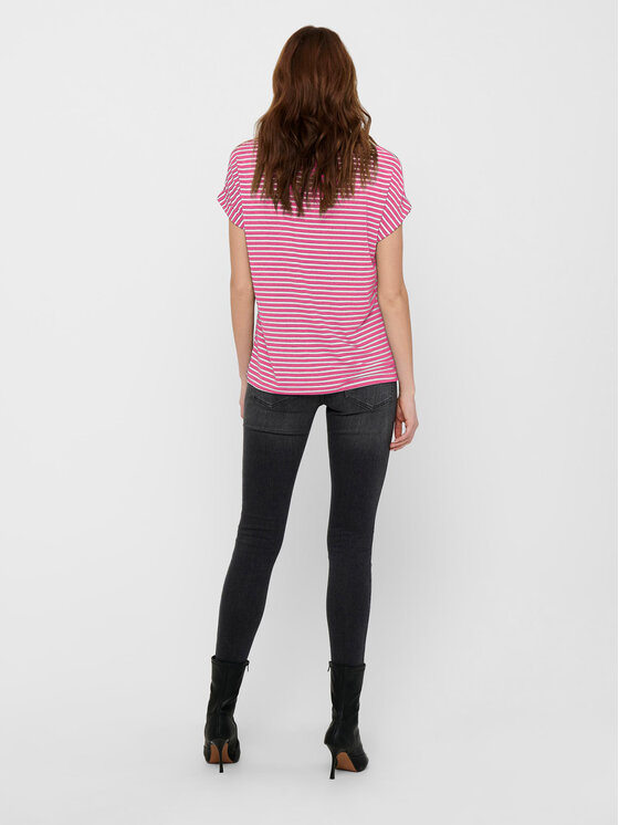 ONLY ONLY Póló Moster 15206243 Rózsaszín Regular Fit