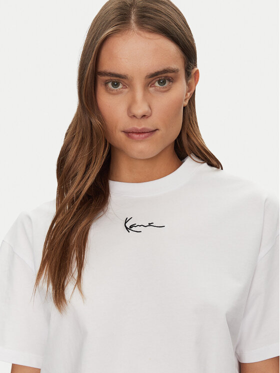 Karl Kani Karl Kani Футболка 6137873 Білий Cropped Fit