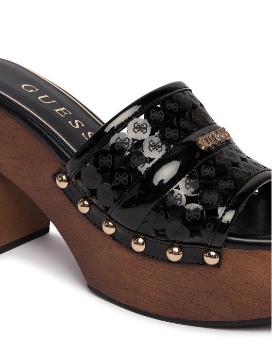Guess Šlepetės Guess FLJQUI PAF04 Juoda