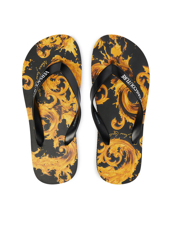 Versace Jeans Couture В'єтнамки Versace Jeans Couture 80VA3SQ7 ZSS80 Чорний