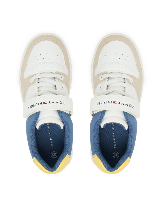 Tommy Hilfiger Сникърси Tommy Hilfiger T1X9-34345-1269 S Бял
