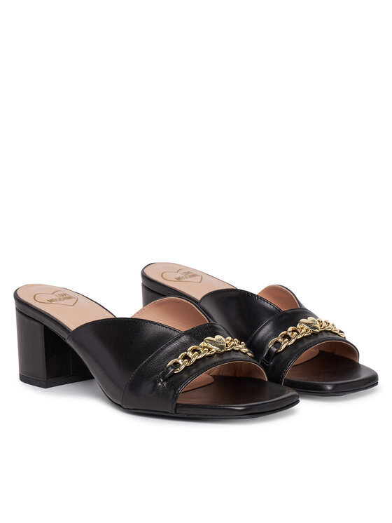 LOVE MOSCHINO Шльопанці LOVE MOSCHINO JA28475G0MIE0000 Чорний