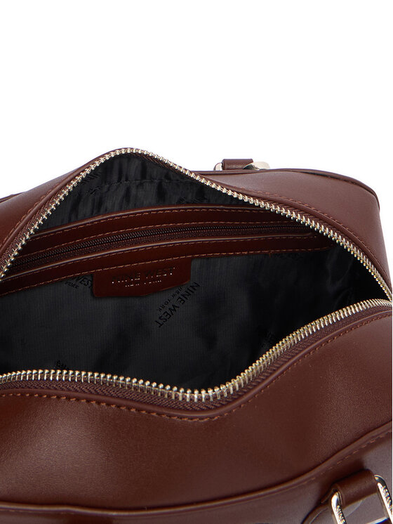 Nine West Kabelka Nine West CEO- SATIN BLOOM-LDA9374 Hnedá