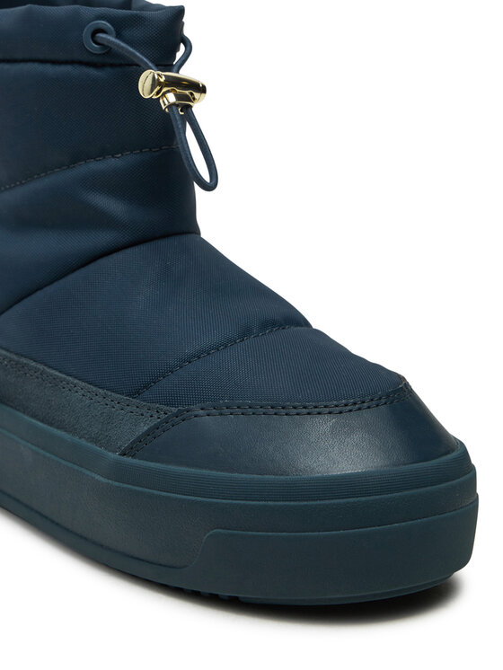 Tommy Hilfiger Sniego batai Tommy Hilfiger Flag Nylon Mini Snowboot FW0FW08334 Tamsiai mėlyna