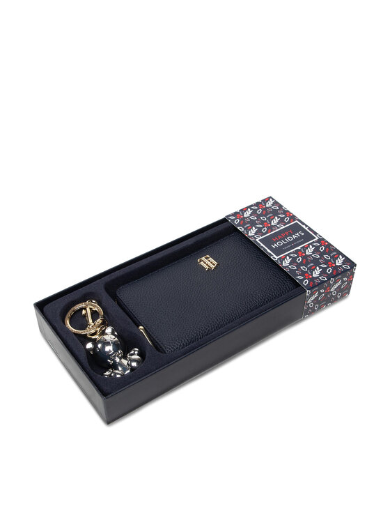 Tommy Hilfiger Dárková sada Tommy Hilfiger Gp Th Element Lrg Za With Keyfob AW0AW10802 Tmavomodrá