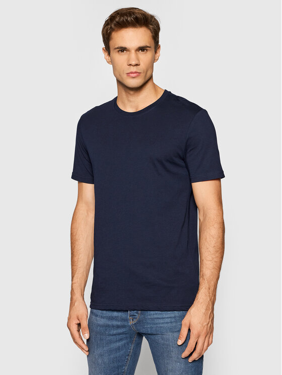 United Colors Of Benetton United Colors Of Benetton T-shirt 3U53J1F15 Tamnoplava Regular Fit