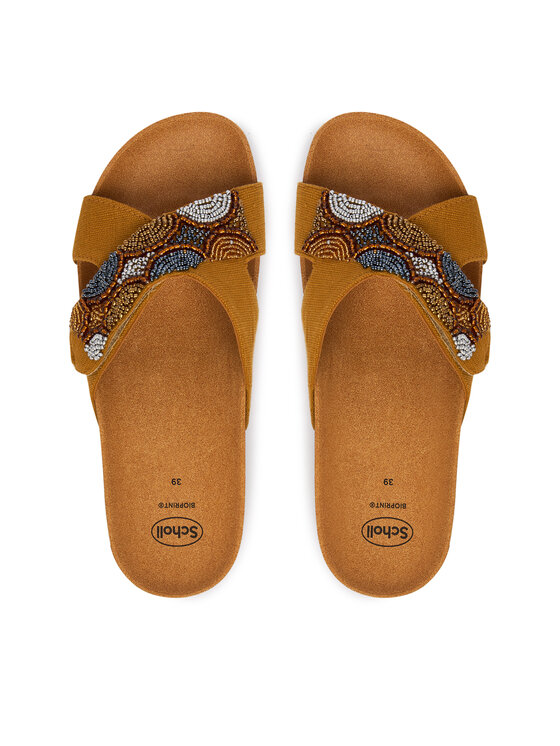 Scholl Шльопанці Scholl La Serena MF00820 Жовтий