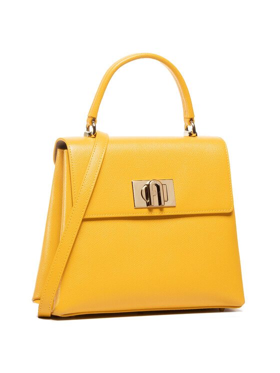 Furla Ročna torba Furla 1927 BAKPACO-ARE000-OCR00-1-007-20-BG-B Rumena