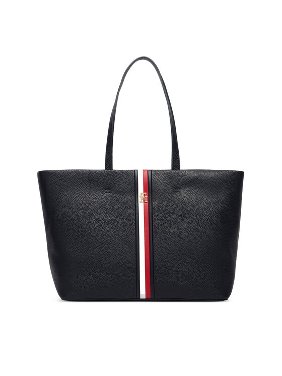 Tommy Hilfiger Bolso Tommy Hilfiger Th Corp Ess Tote AW0AW19334 Azul marino