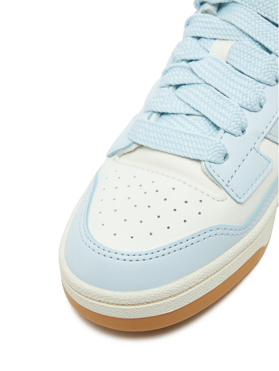 adidas Basketbalové boty adidas Rapid Court Low JR3163 Světle modrá