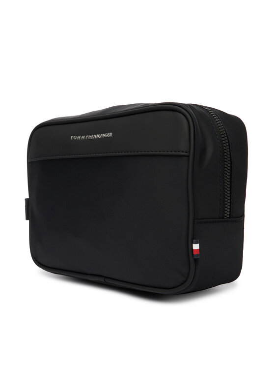 Tommy Hilfiger Kosmetinė Tommy Hilfiger Th Repreve Washbag AM0AM14153 Juoda