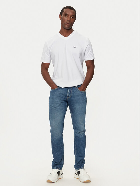 BOSS Boss Футболка Tee V 50506347 Білий Regular Fit