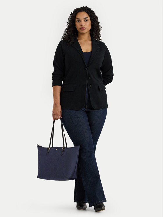 LAUREN RALPH LAUREN Ročna torba Lauren Ralph Lauren Keaton 31 431950007001 Mornarsko modra