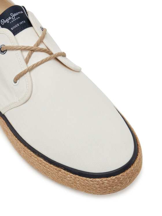 Pepe Jeans Espadryle Pepe Jeans PMS10332 Écru