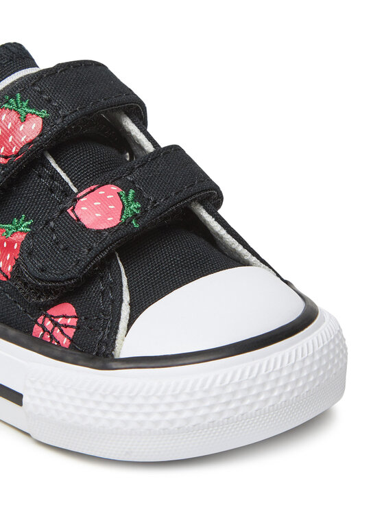 Converse Modne superge Converse Chuck Taylor All Star Strawberries Easy-On A14929C Črna