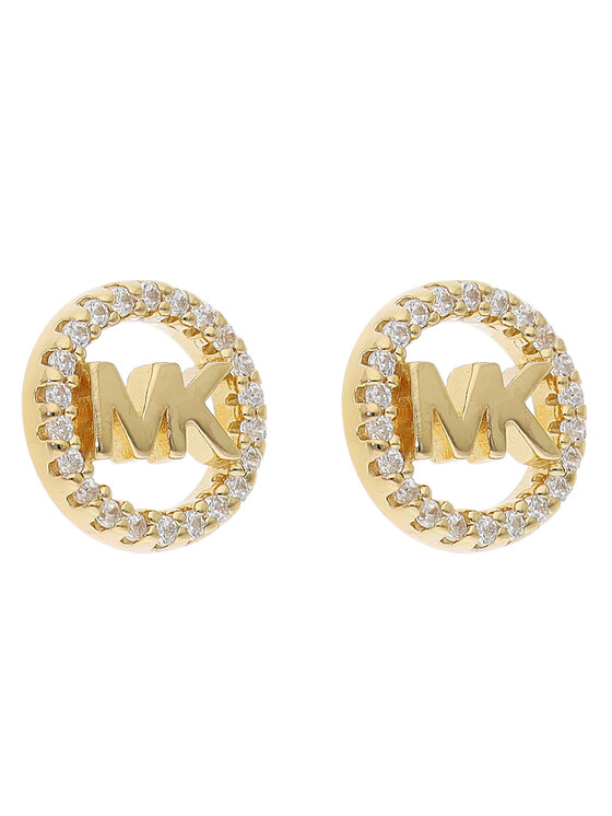 Michael Kors Auskarai Michael Kors Logo Circle Stud MKC1247AN710 Auksinė