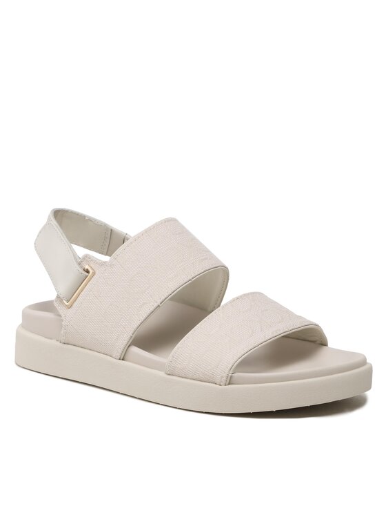 Calvin Klein Σανδάλια Calvin Klein Adj Sandal W/Hw-Jq HW0HW01491 Μπεζ