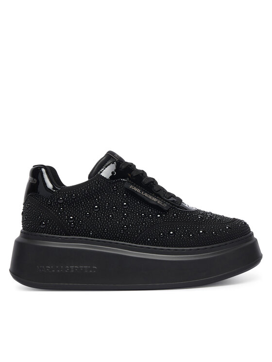 KARL LAGERFELD Sneakersy KARL LAGERFELD Anakapri Pearl Krust KL63523 Czarny