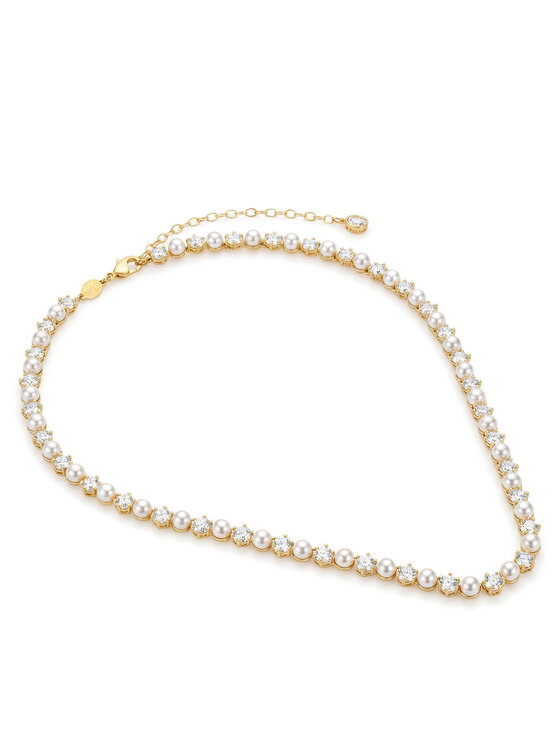 Swarovski Намисто Swarovski Matrix Tennis 5742039 Золотий