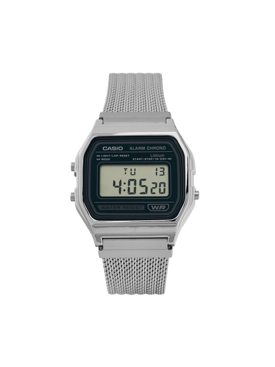 Casio Pulkstenis Casio Vintage A158WEM-3EF Sudraba