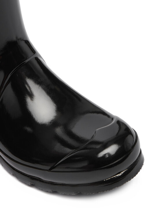 Hunter Гумові чоботи Hunter Original Gloss Short WFS1000RGL Чорний