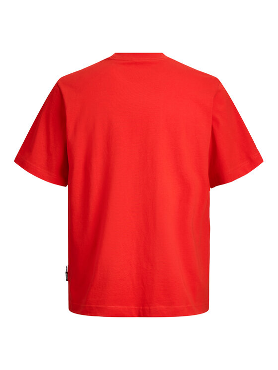 Jack & Jones Jack & Jones T-Shirt Club 12289868 Κόκκινο Relaxed Fit