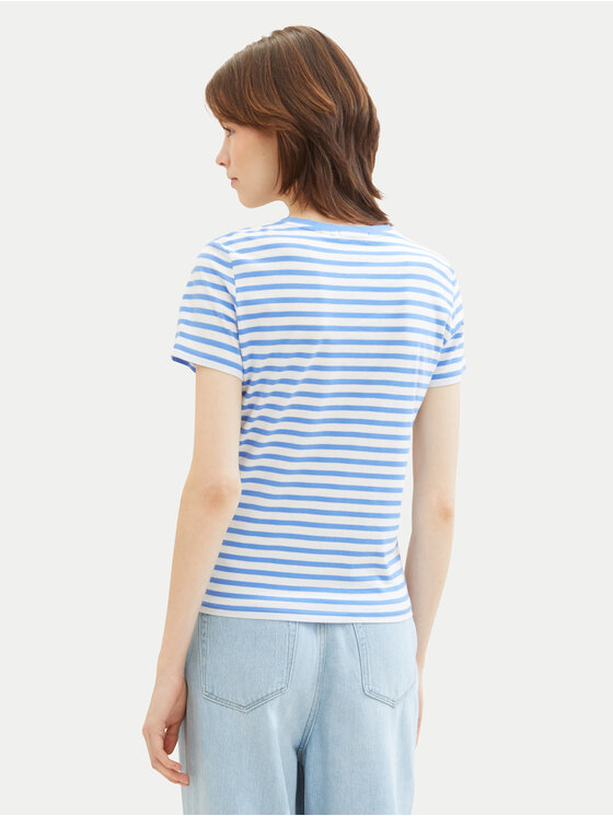 Tom Tailor Denim Tom Tailor Denim Camiseta 1035867 Azul Boxy Fit