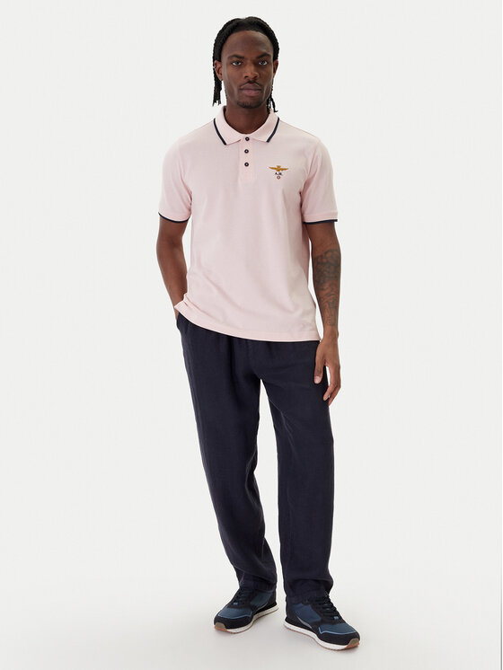 Aeronautica Militare Aeronautica Militare Polo 261PO1308UP00082 Rosa Regular Fit