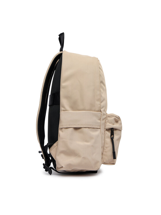 Calvin Klein Jeans Mugursoma Calvin Klein Jeans Solid Monologo Backpack IU0IU00731 Bēšs