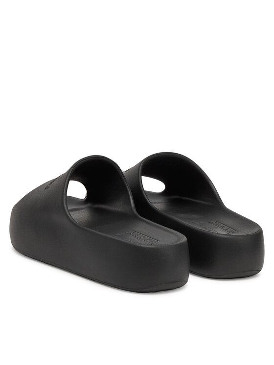 Tommy Jeans Şlapi Tommy Jeans Tjw Chunky Pool Slide Ess EN0EN02879 Negru