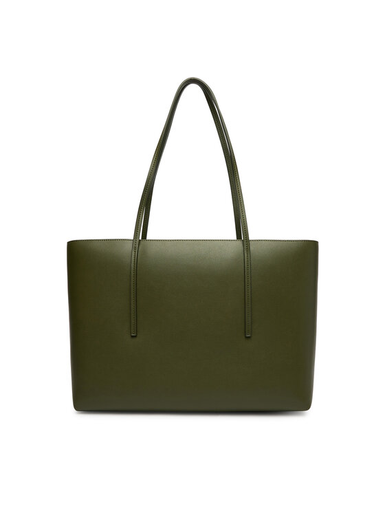 Calvin Klein Kabelka Calvin Klein Foil Logo Tote W/Pouch LV04F3274G Zelená