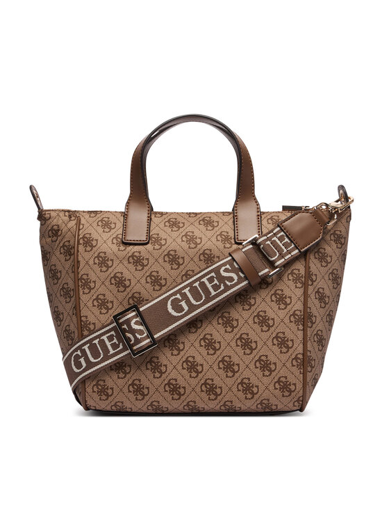 Guess Geantă Guess Adrian Logo Travel TWNB21 68019 Maro