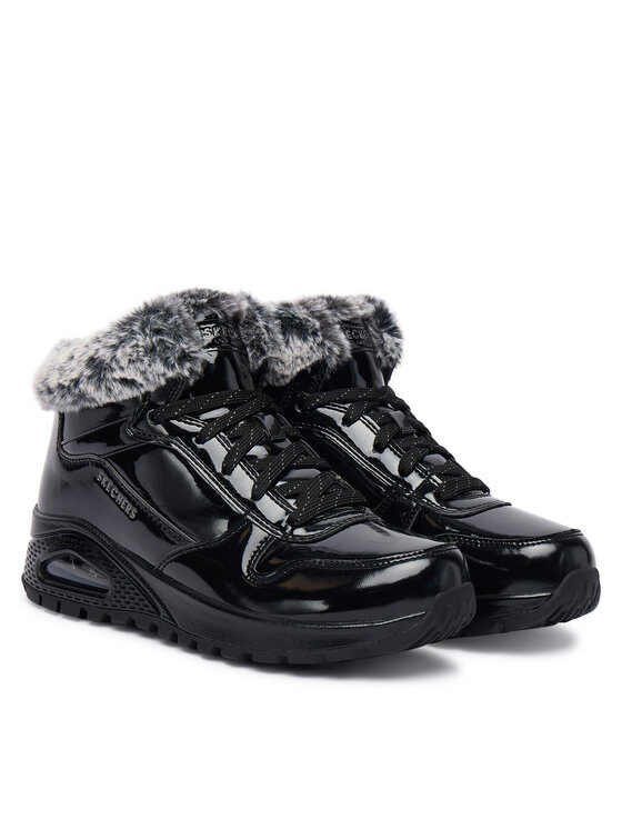 Skechers Puszābaki Skechers Uno Rugged 168126/BBK Melns