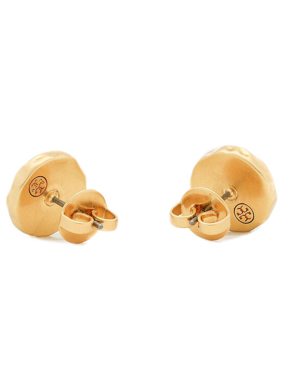 Tory Burch Сережки Tory Burch Roxanne Circle-Stud Earring 77311 Чорний