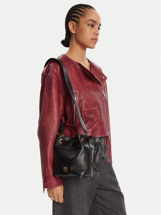 PINKO Kabelka PINKO Secchiello Mini Al 25-26 104303 A0QO Černá