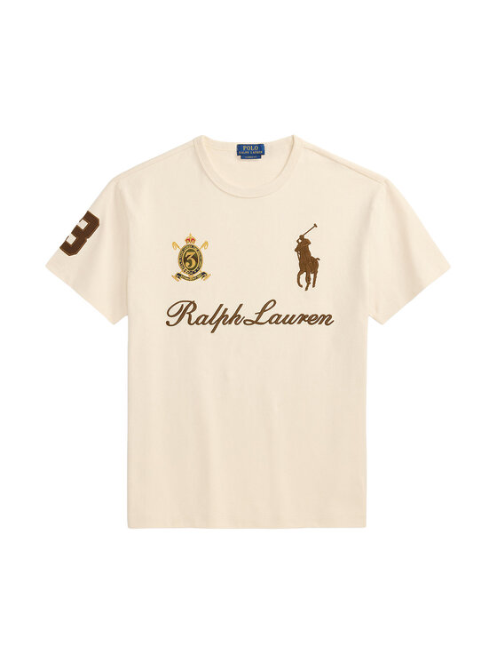 Polo Ralph Lauren Polo Ralph Lauren Camiseta 710B20010001 Crema Regular Fit