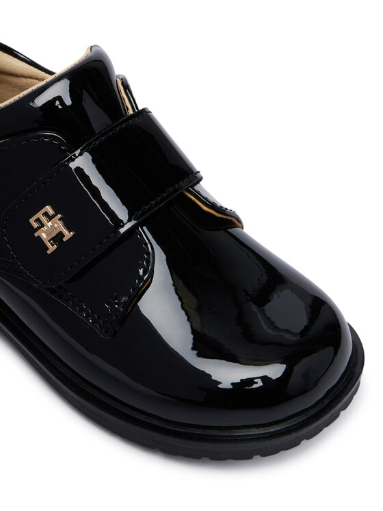 Tommy Hilfiger Pantofi Tommy Hilfiger Low Cut Velcro T1A4-35127-0774 Negru