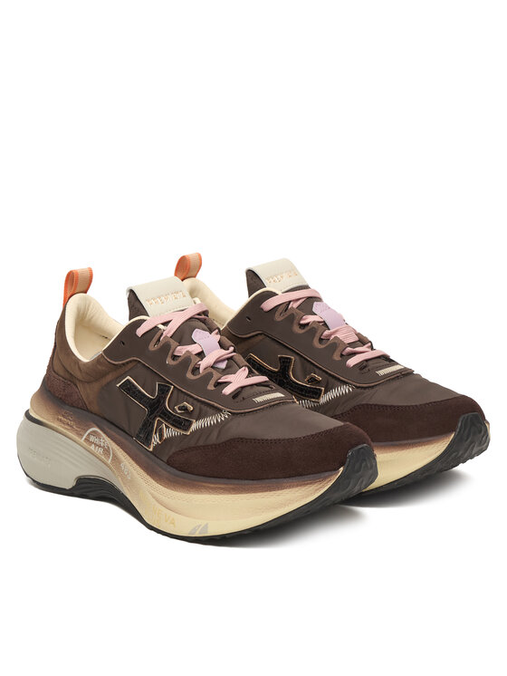 Premiata Sneakersy Premiata Hill Var 7896 Hnedá