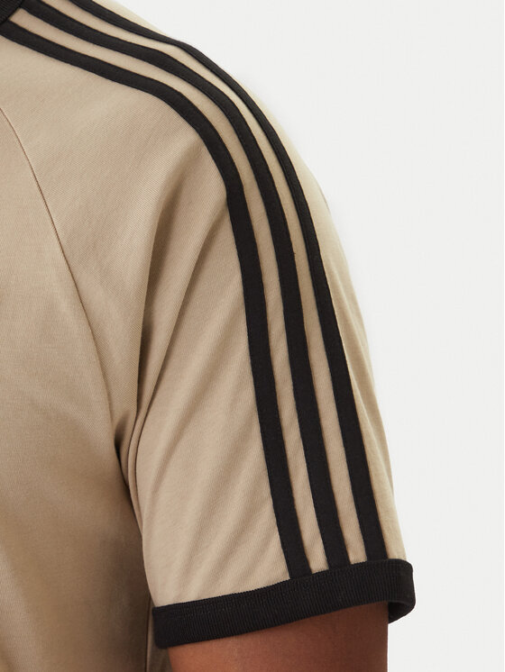 adidas adidas Camiseta 3-Stripes KE7964 Beis Regular Fit
