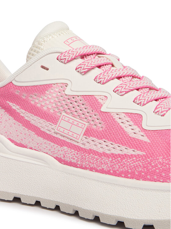 Tommy Jeans Tenisice Tommy Jeans Tjw Sporty Knit Runner EN02962 Krem